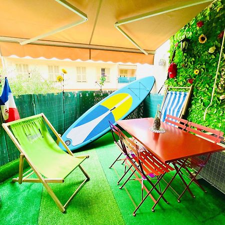 Confortable Studio A Nice Centre Cote Plage Bel Terrasse Paddle Εξωτερικό φωτογραφία