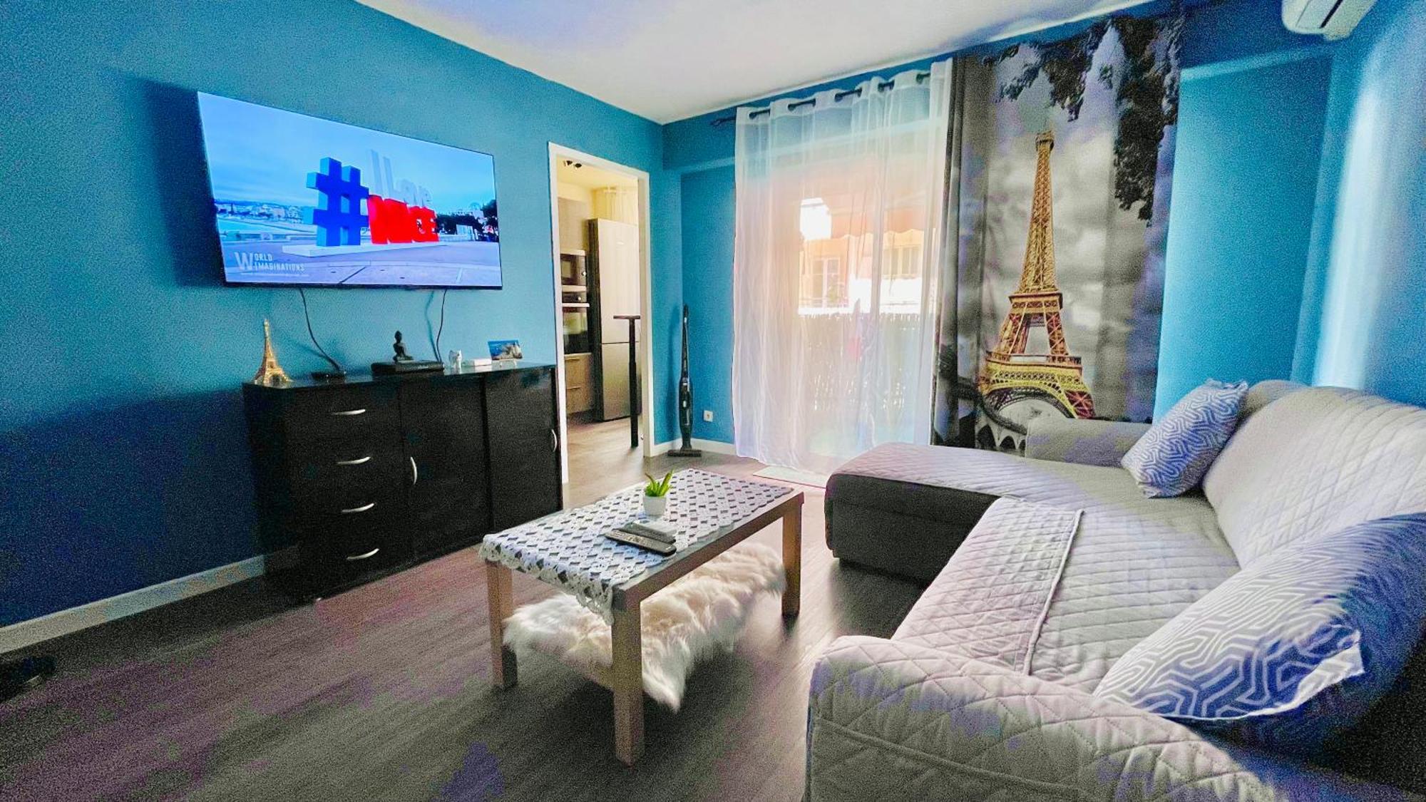 Confortable Studio A Nice Centre Cote Plage Bel Terrasse Paddle Εξωτερικό φωτογραφία