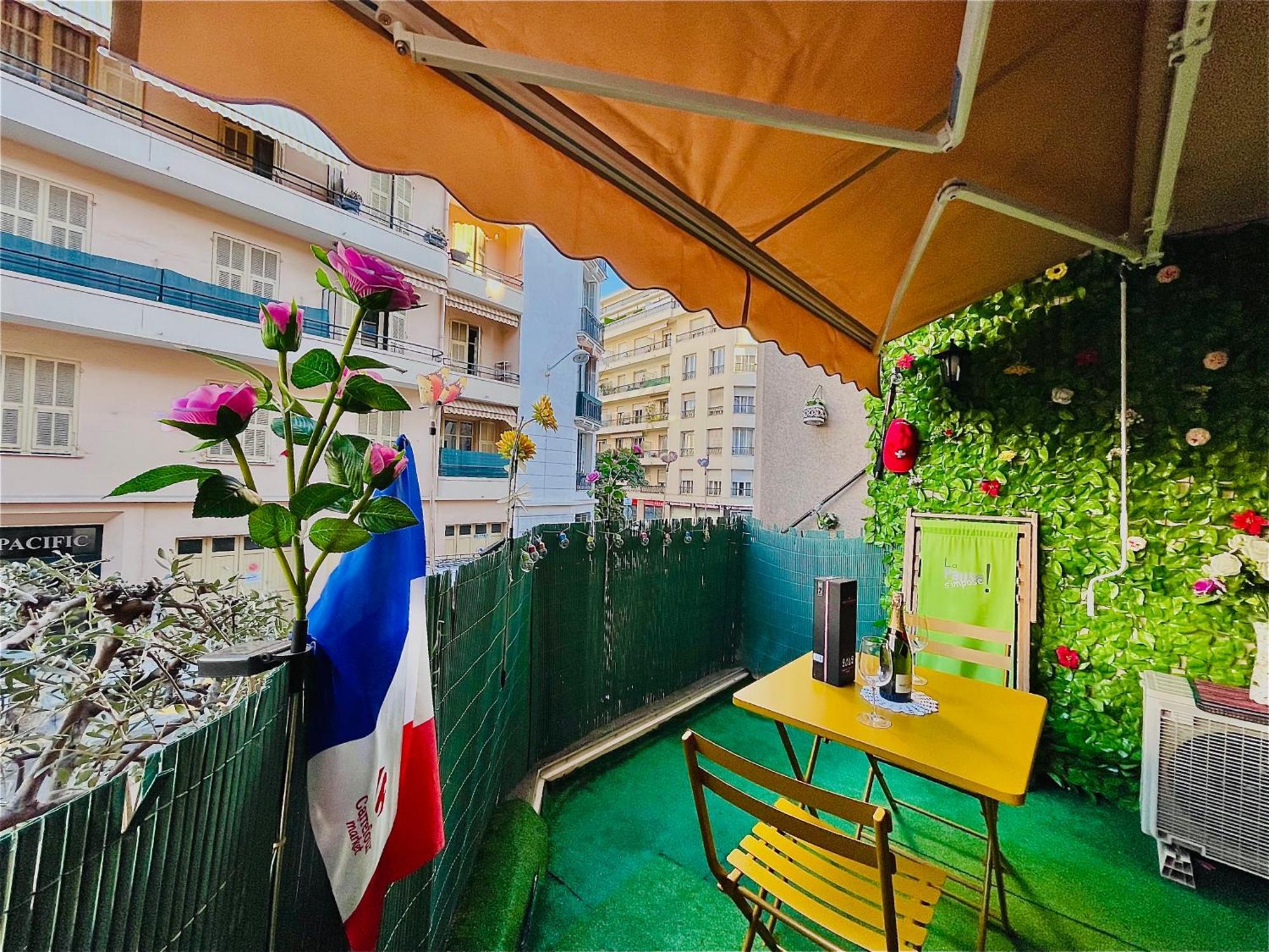 Confortable Studio A Nice Centre Cote Plage Bel Terrasse Paddle Εξωτερικό φωτογραφία